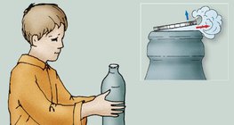 Експеримент за загряване на въздуха