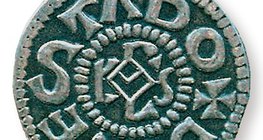 Сребърна монета от времето на Карл Велики