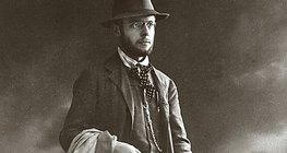 Бела Барток по време на експедиция за събиране на народни песни в Трансилвания (1907, Дердьосентмиклош)