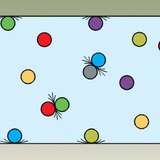 Сблъсъкът на газови частици