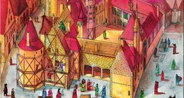 Къщата на богат гражданин (Бурж, средата на ХV в., готика)