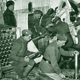 The Phoney War: French soldiers in a fortress of the Maginot Line