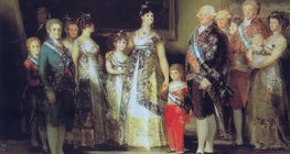 Гоя: "Семейството на Карлос IV" (1800-1801, Романтизъм)