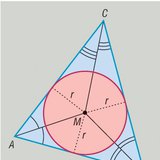 Окръжност, вписана в триъгълник