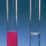 Реакция на калций и на мед във вода