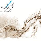 В диаграмата на силата силата се изобразява със стрелка