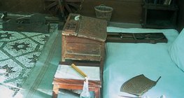 Интериорът на родната къща на Ганди