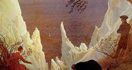 Фридрих: "Скалите на Рюген" (1818, романтизъм)