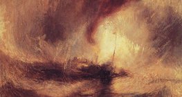 Търнър: "Снежна буря – параход излиза от пристанището" (1842, романтизъм)