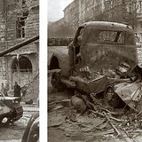 Следите на уличните битки в Будапеща през 1956 година