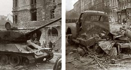 Следите на уличните битки в Будапеща през 1956 година