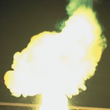 Реакция между цинк и сяра на прах (екзотермичен процес)