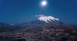 Ла Паз и Андите на лунна светлина