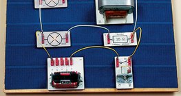 Електрическа верига с намотка с желязна сърцевина