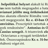 Octavianus hatalomra jutása