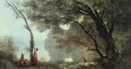 Коро: "Спомен за Мортфонтен" (1864, реализъм)