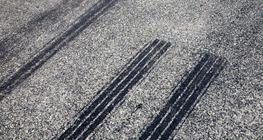 Следи от рязко спиране