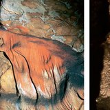 Сталактити, сталагмити и сталактони от Пещерата Агтелек