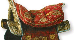 Бродирано седло (XVII век)