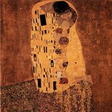 Gustav Klimt: The Kiss (1907-1908, Art Nouveau)