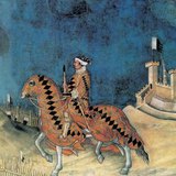 Симоне Мартини: Портрет на Кондотиер Гуидоричо да Фоляно (1328, Ренесанс)