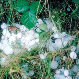 След градушка