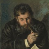 Портрет на Клод Моне от Огюст Реноар