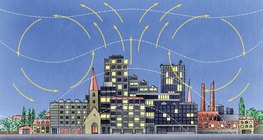 Въздушни течения между центъра на голям град и предградията му, възникнали поради температурна разлика