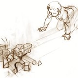 Опънатата пружина привежда колата в движение