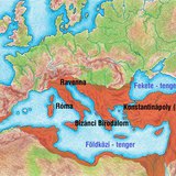 A Bizánci Birodalom a 6. században, Justinianus uralkodása idején