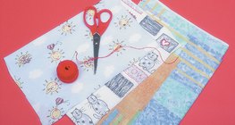 Изработване на текстилно пано - 1. стъпка