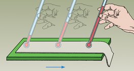 По време на триене термометърът показва затопляне.