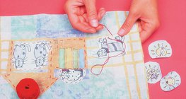 Изработване на текстилно пано - 3. стъпка