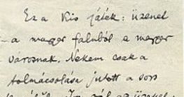 Почеркът на Золтан Кодай (унгарски композитор)