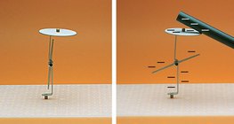 Стрелката на електроскопа се отклонява, ако е електрически заредена