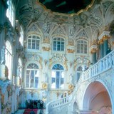 Интериорът на Ермитажа в Санкт Петербург