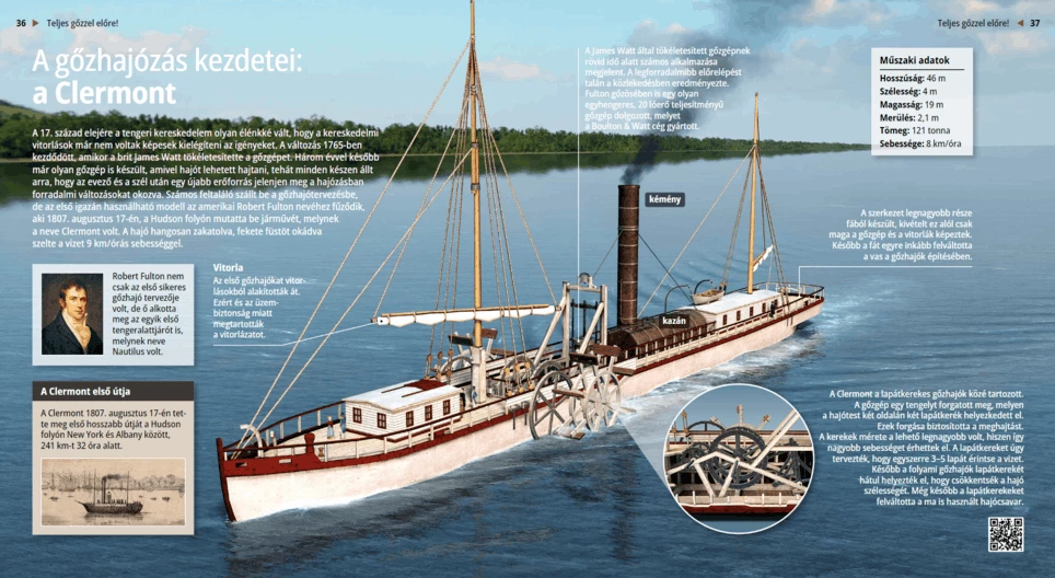 Начало на параходното плаване: „Клермонт“