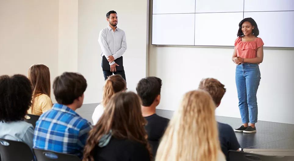 Developing presentation skills