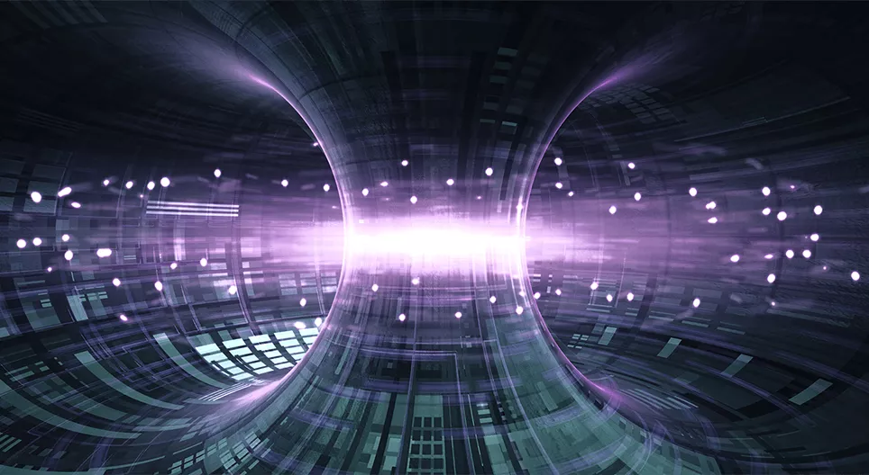 Надникни във вътрешносттта на атомното ядро.