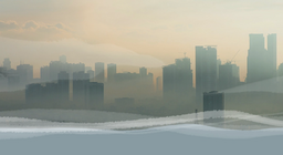 Градове, потънали в пушек.