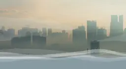 Градове, потънали в пушек.