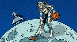 Можем ли да метем с прахосмукачка на Луната?