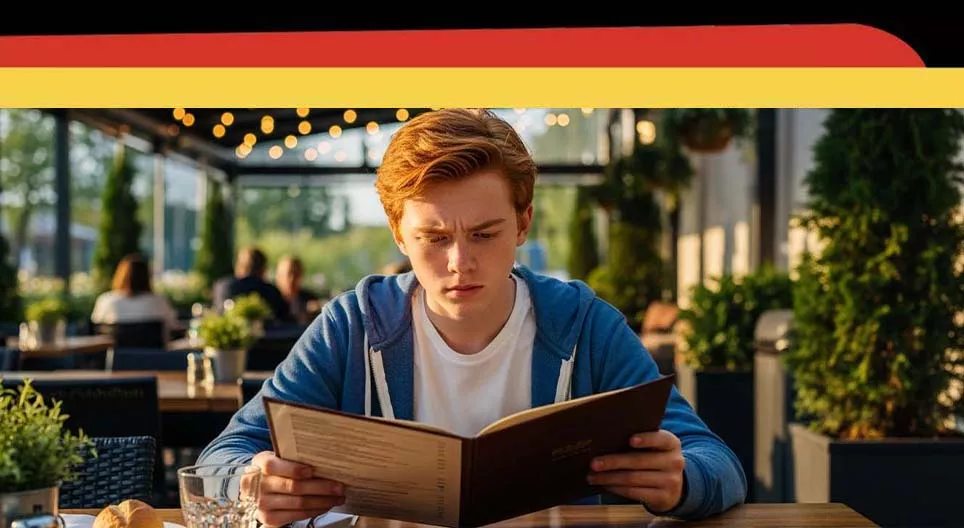 Anzeigen und Speisekarten verstehen