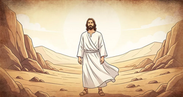 Jesus in the wilderness