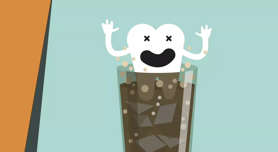 Зъби срещу кока-кола