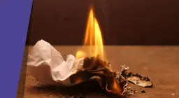 Огнеупорната книжка носна кърпичка