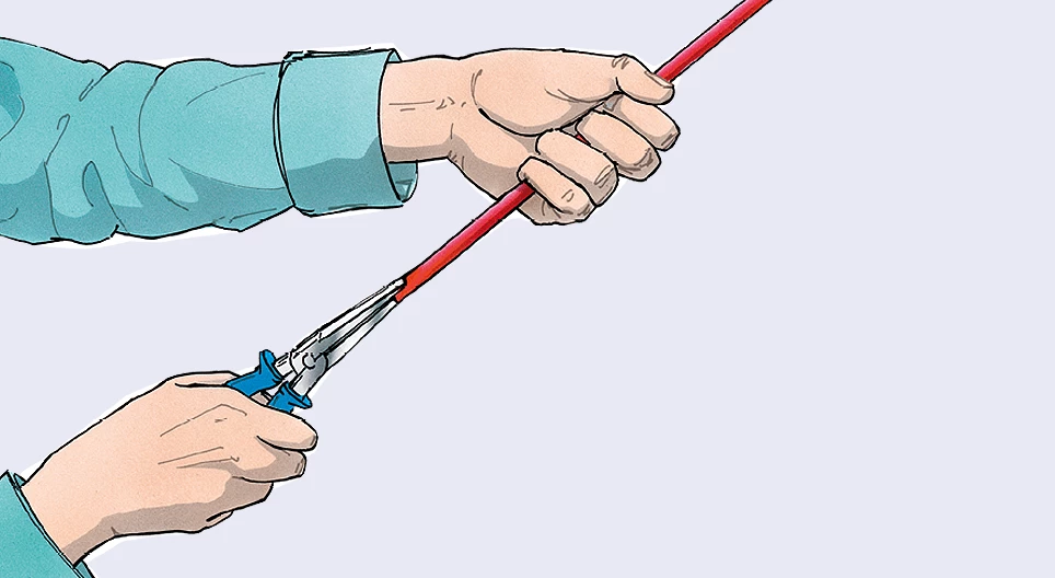 Тромбон от сламка