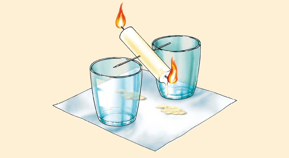 Люлка везна от свещник