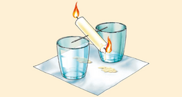 Люлка везна от свещник