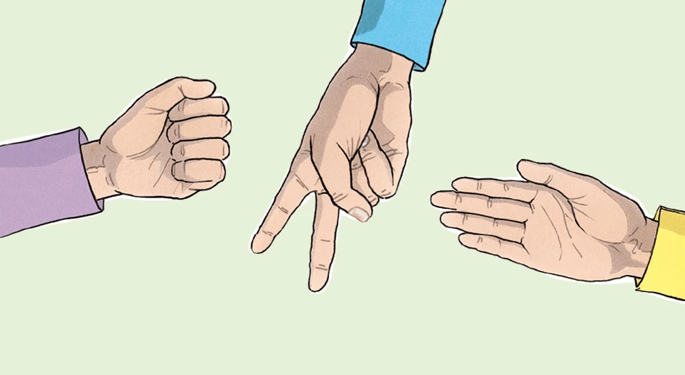 Камък-хартия-ножица